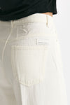 Pantalone NADIA palazzo cotone bianco women Nine in the morning - 6