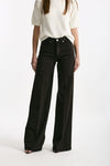 Pantalone NADIA palazzo cotone marrone women Nine in the morning - 1