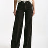 Pantalone NADIA palazzo cotone marrone women Nine in the morning - 7