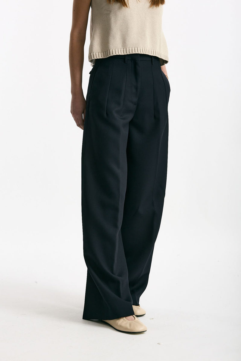 Pantalone palazzo ZINA blu notte women Nine in the morning - 3