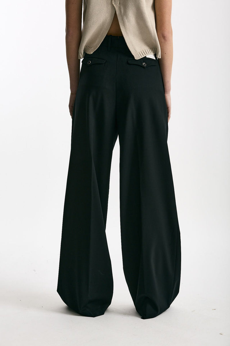 Pantalone palazzo SABDRA nero women Nine in the morning - 4