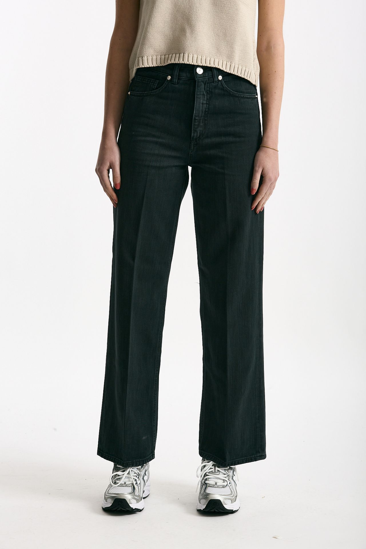 Jeans regular ELSA Lavaggio nero lavato women Nine in the morning - 2