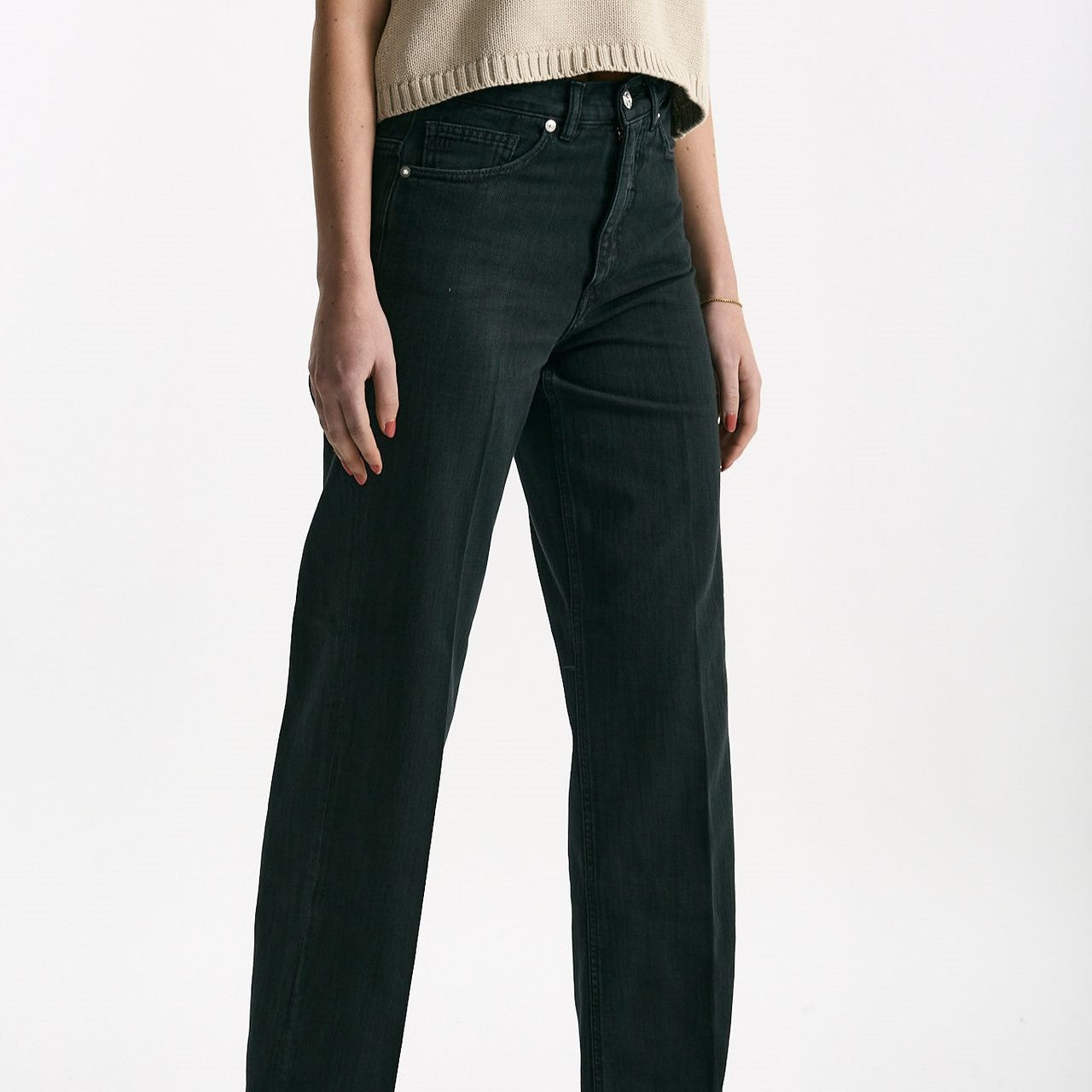 Jeans regular ELSA Lavaggio nero lavato women Nine in the morning - 6