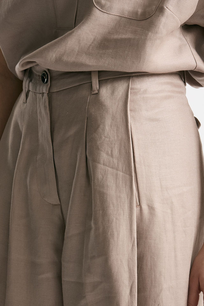Pantalone palazzo PETRA rosa tenue women Nine in the morning - 5