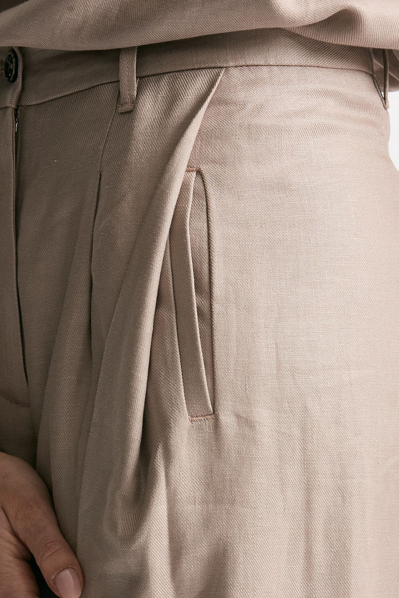Pantalone palazzo PETRA rosa tenue women Nine in the morning - 6