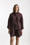 Camicia over burgundy women Nine in the morning - 2