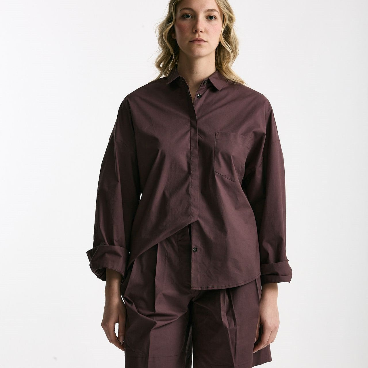 Camicia over burgundy women Nine in the morning - 7