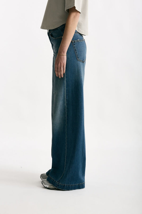 Jeans palazzo NADIA lavaggio medio women Nine in the morning