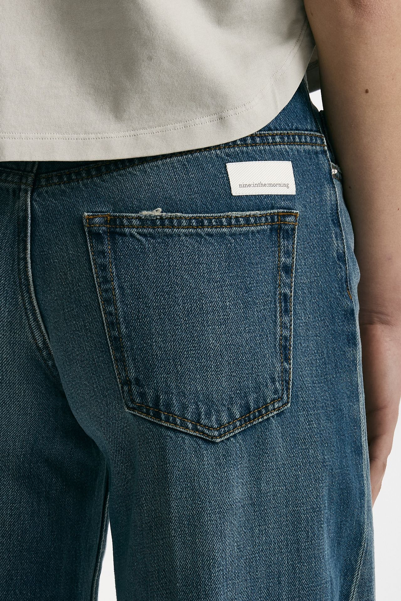 Jeans palazzo NADIA lavaggio medio women Nine in the morning - 6
