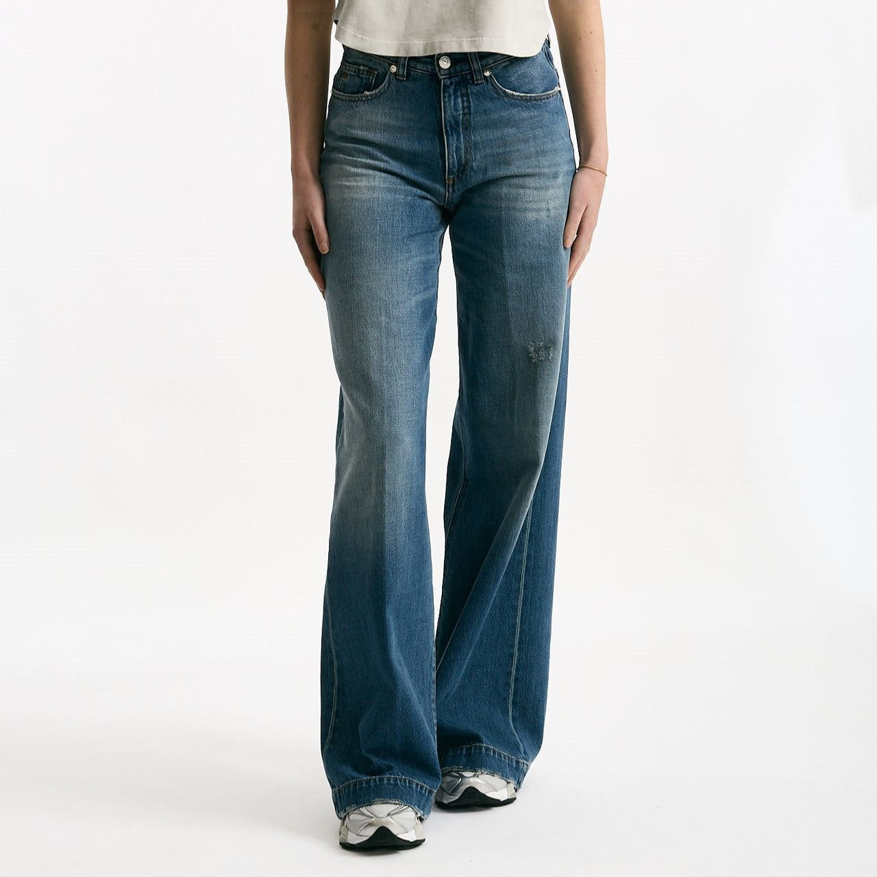 Jeans palazzo NADIA lavaggio medio women Nine in the morning - 7