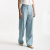 Pantalone in lino CALYPSO azzurro women Nine in the morning - 7