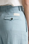 Pantalone in lino CALYPSO azzurro women Nine in the morning - 6