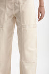 Jeans work panna Vita alta women Nude - 6