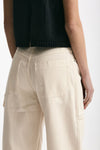 Jeans work panna Vita alta women Nude - 7