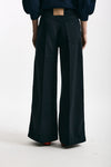 Jeans ampi blu Vita alta women Nude - 4