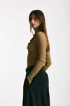 Maglia con applicazioni cammello women Nude - 3