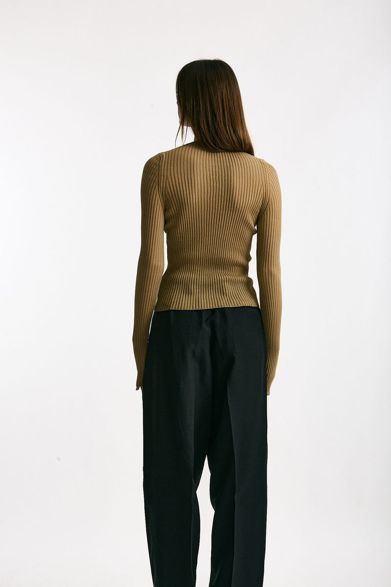Maglia con applicazioni cammello women Nude - 4
