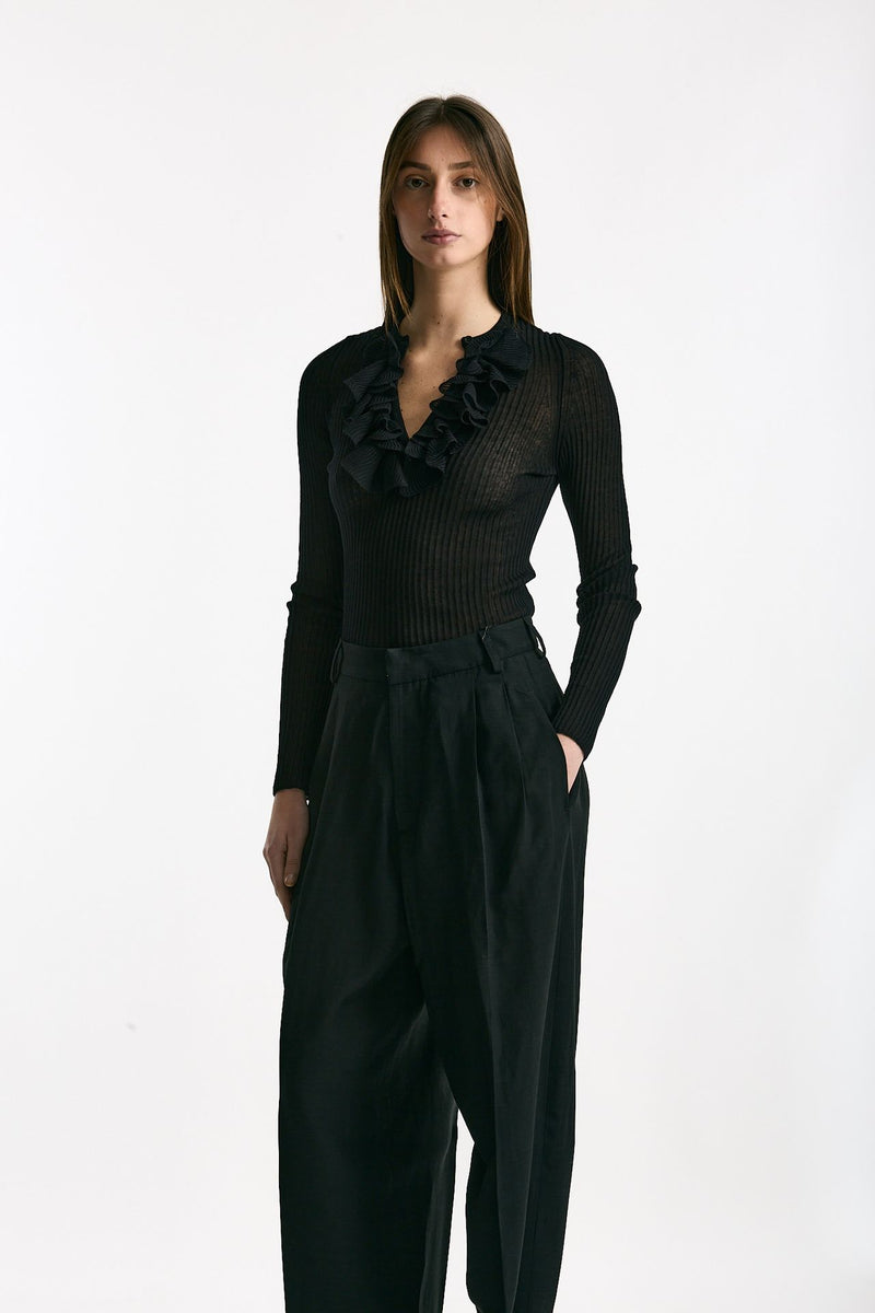 Maglia con applicazioni nero women Nude - 4
