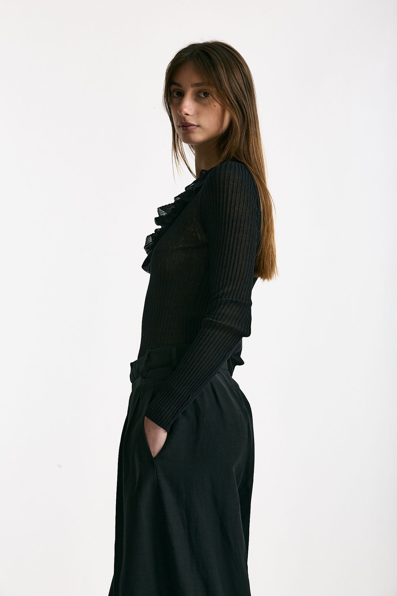 Maglia con applicazioni nero women Nude - 1