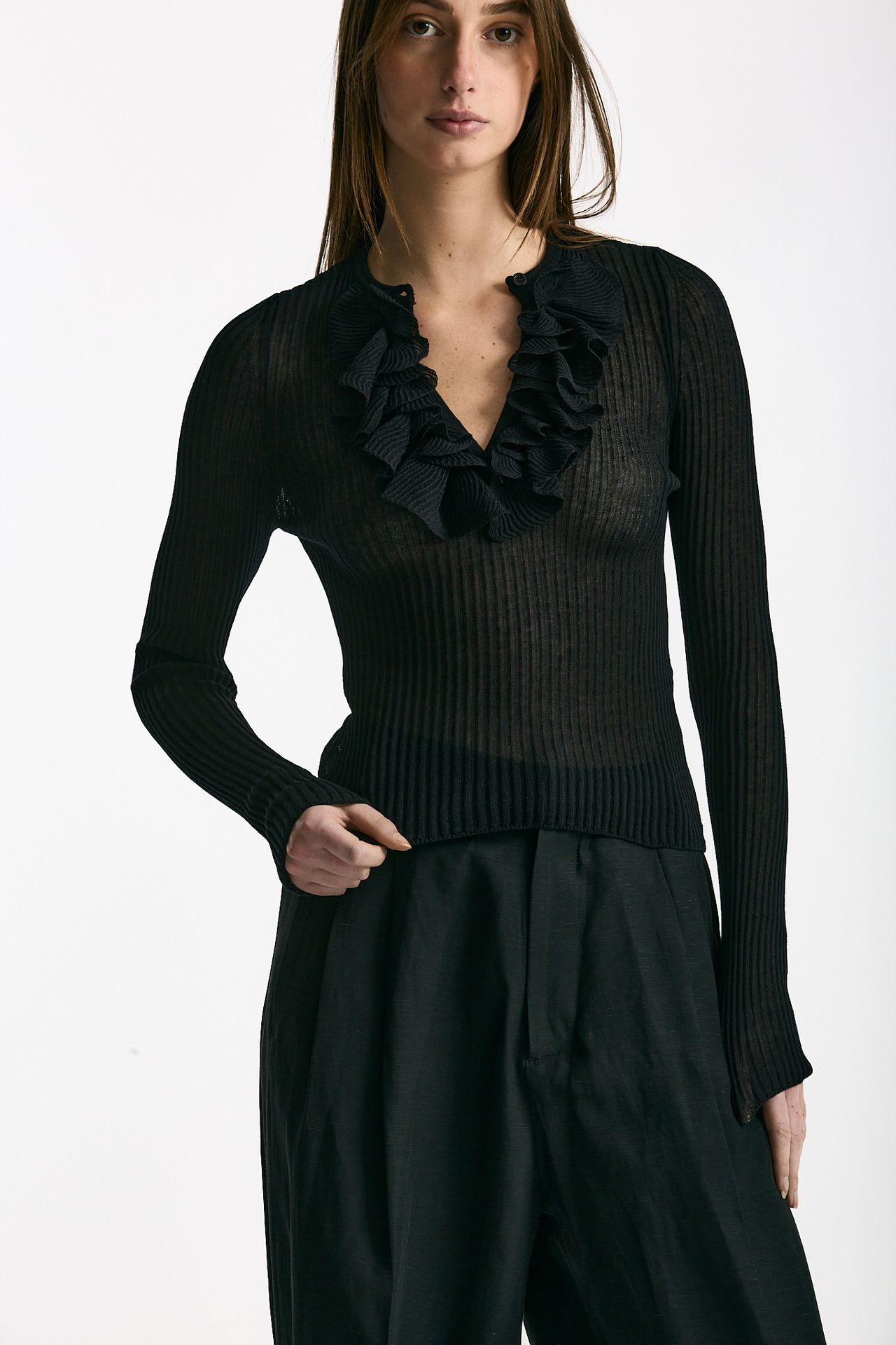 Maglia con applicazioni nero women Nude - 2