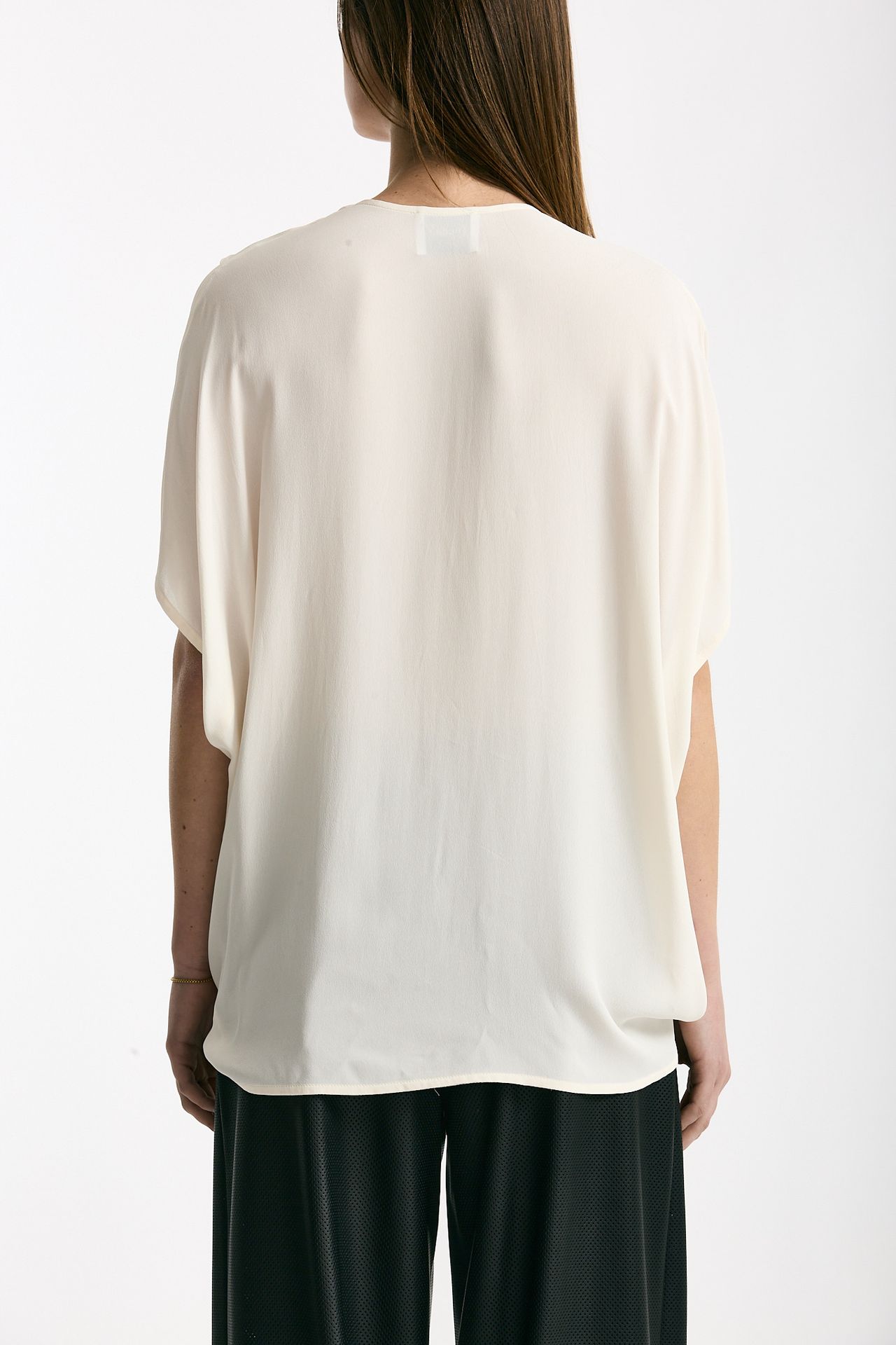 Camicia rouges in viscosa panna women Nude - 4
