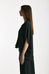 Camicia rouges in viscosa nero women Nude - 3