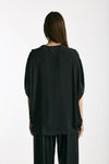 Camicia rouges in viscosa nero women Nude - 4