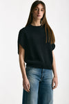 Maglia lavorata nero women Nude - 1