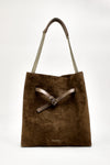 Borsa VENUS HOBO PEACH a spalla in suede women Orciani - 1
