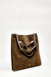 Borsa VENUS HOBO PEACH a spalla in suede women Orciani - 2