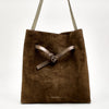 Borsa VENUS HOBO PEACH a spalla in suede women Orciani - 7