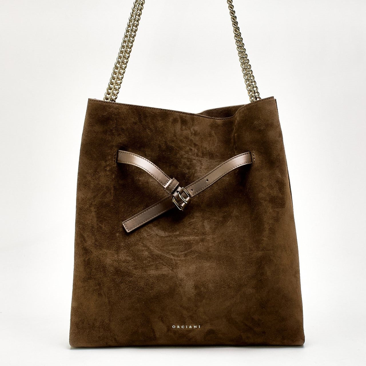 Borsa VENUS HOBO PEACH a spalla in suede women Orciani - 7