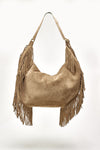 Borsa ISOLA FRINGE LARGE a spalla in suede women Orciani - 3