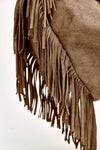 Borsa ISOLA FRINGE LARGE a spalla in suede women Orciani - 5