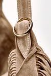 Borsa ISOLA FRINGE LARGE a spalla in suede women Orciani - 6