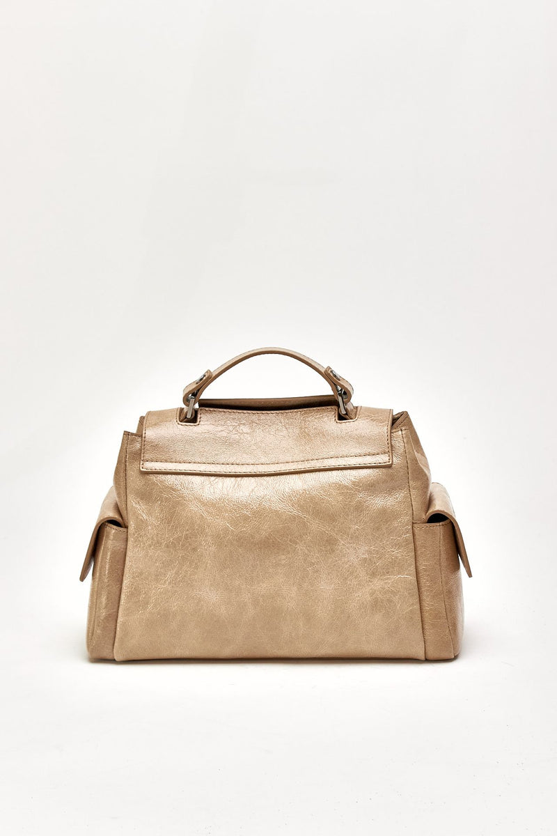 Borsa SVEVA STARCK SMALL in pelle biscotto women Orciani - 3