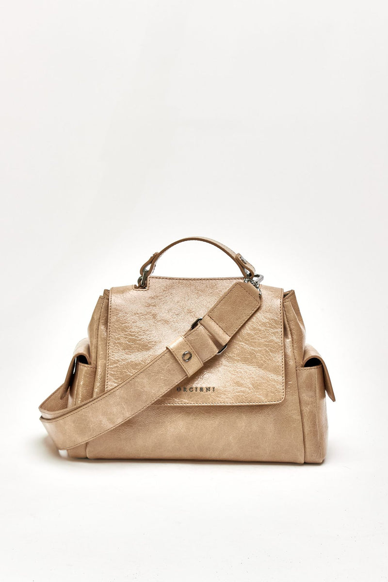 Borsa SVEVA STARCK SMALL in pelle biscotto women Orciani - 4