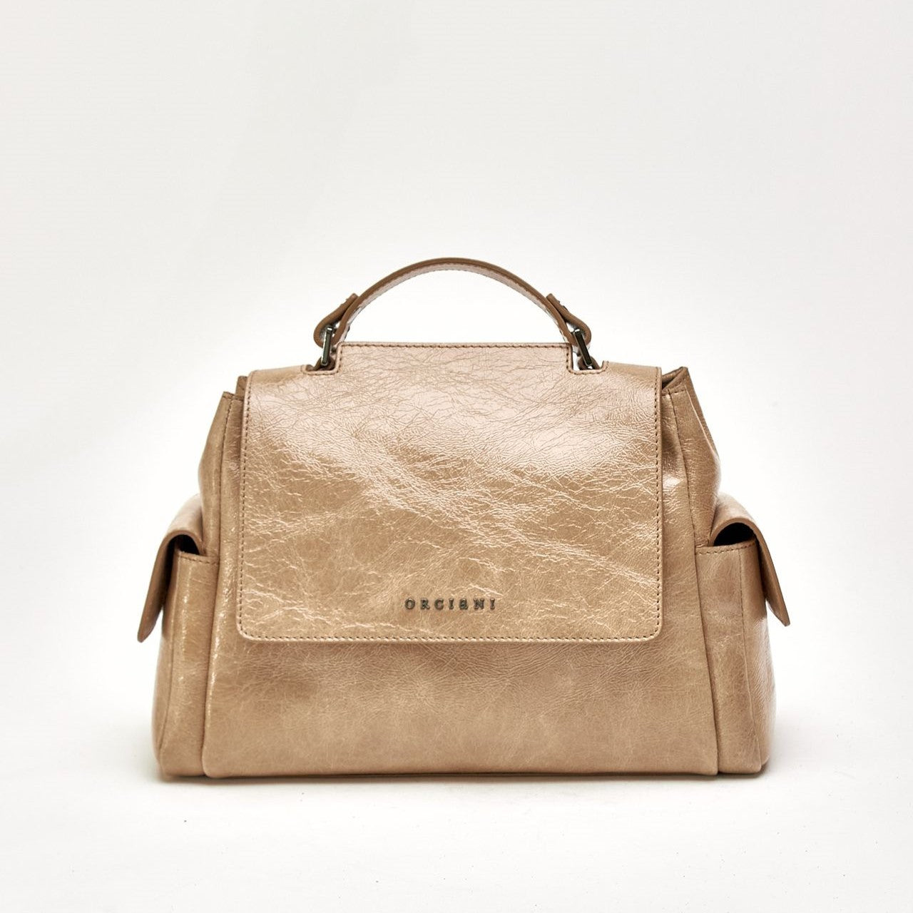 Borsa SVEVA STARCK SMALL in pelle biscotto women Orciani - 8