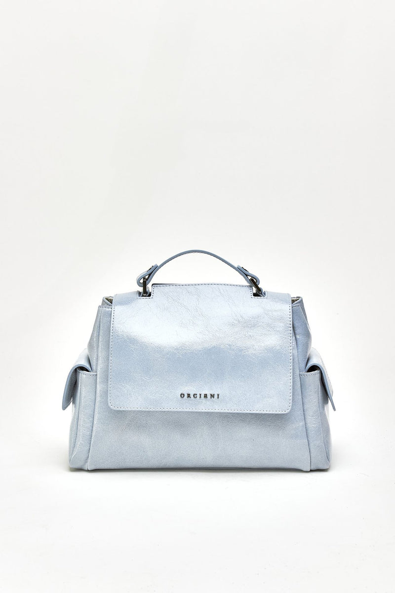 Borsa SVEVA STARCK SMALL in pelle cielo women Orciani - 1