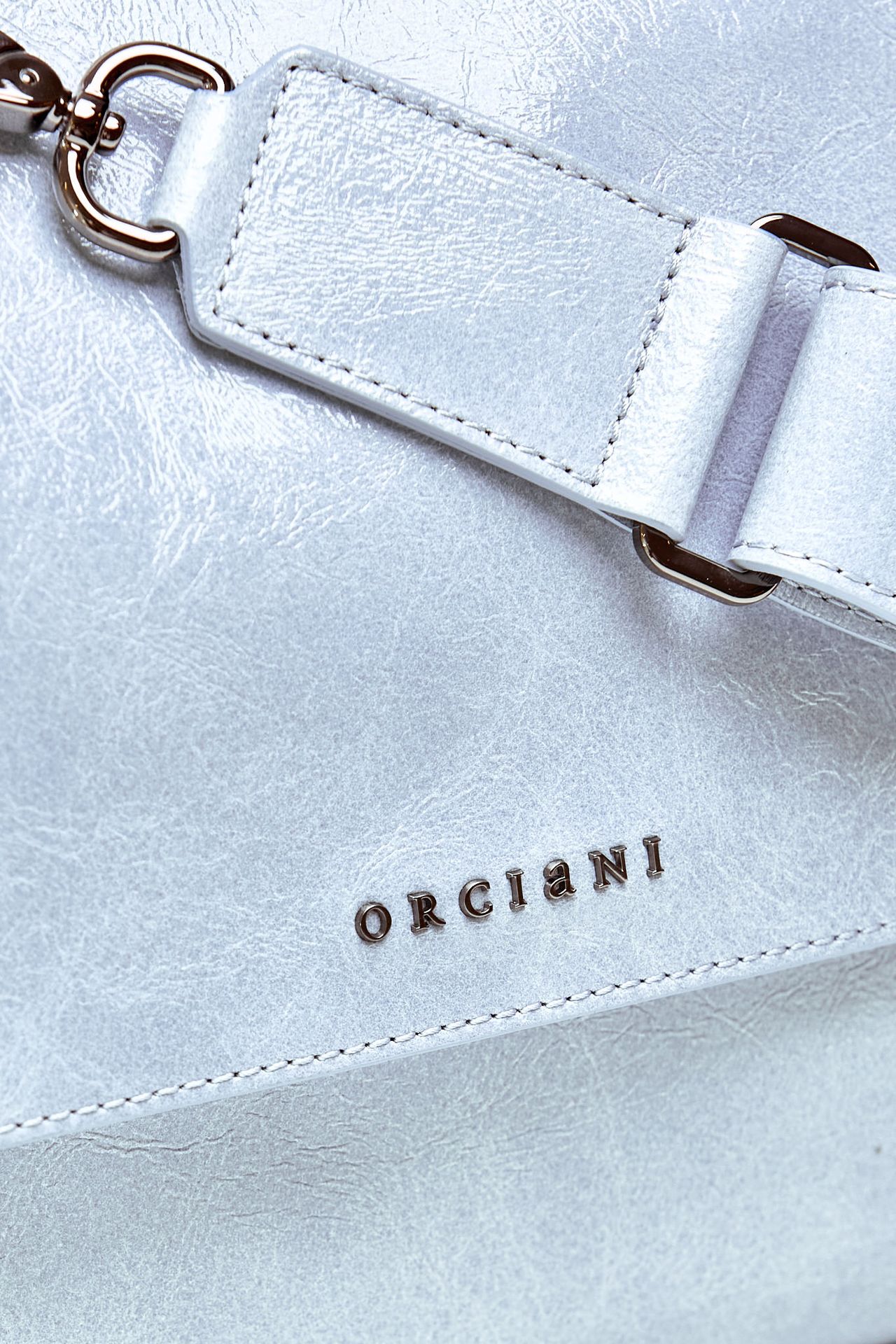 Borsa SVEVA STARCK SMALL in pelle cielo women Orciani - 5