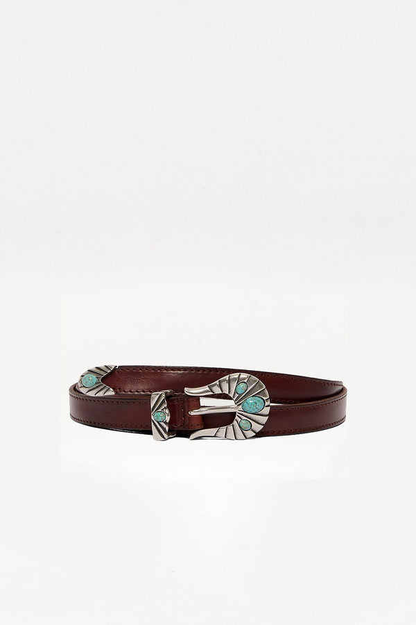 Cintura WESTERN BULL SOFT in cuoio women Orciani