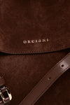 Borsa VENUS COCOA PEACH midi in suede women Orciani - 4
