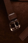 Borsa VENUS COCOA PEACH midi in suede women Orciani - 5