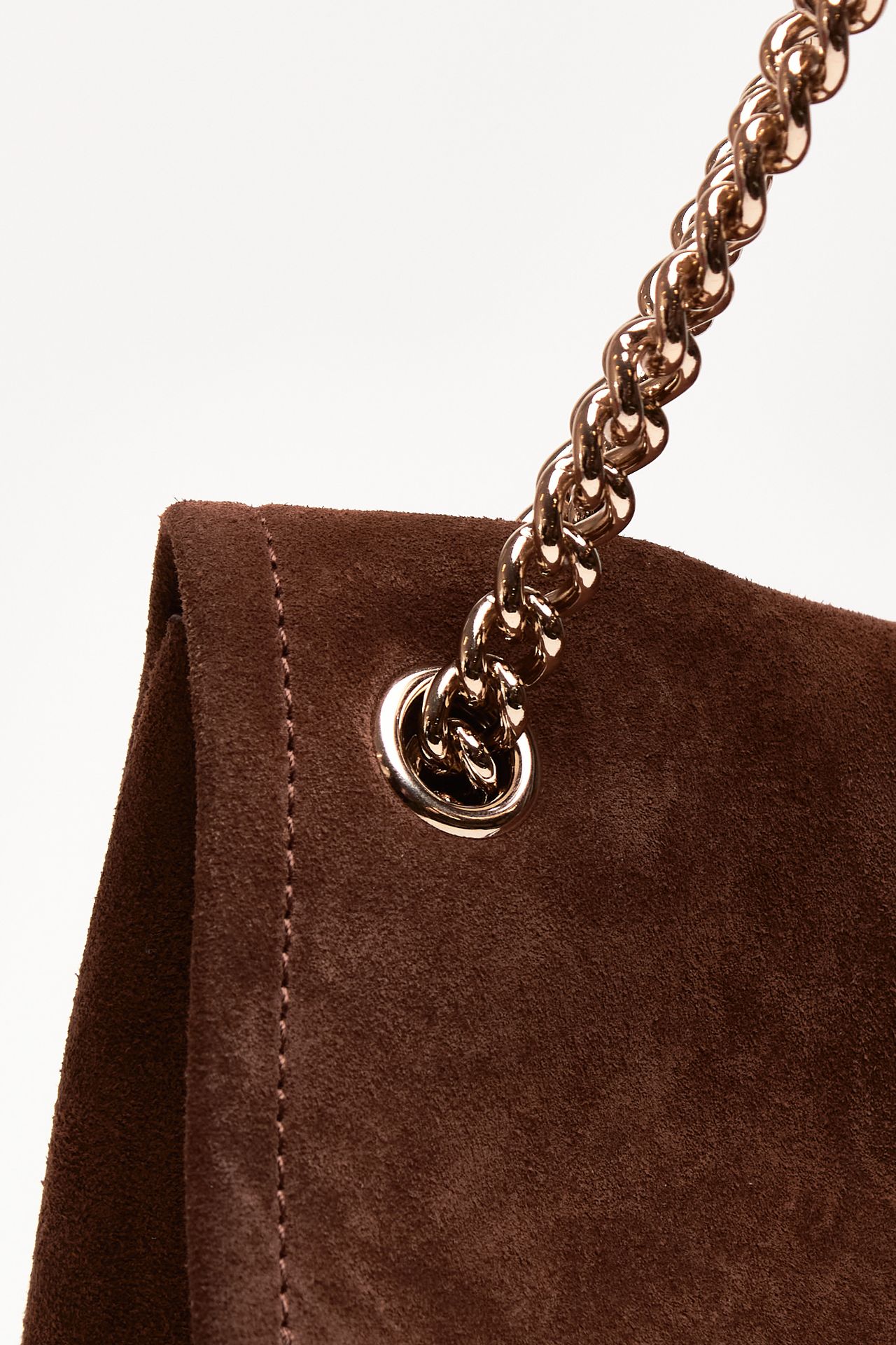 Borsa VENUS COCOA PEACH midi in suede women Orciani - 6