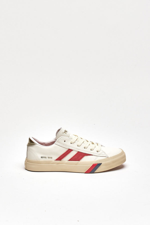 Sneakers ROYAL CLASSIC in pelle beige women Pro keds