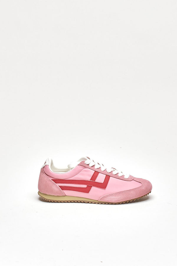 Sneakers RACER 77 in nylon rosa women Pro keds