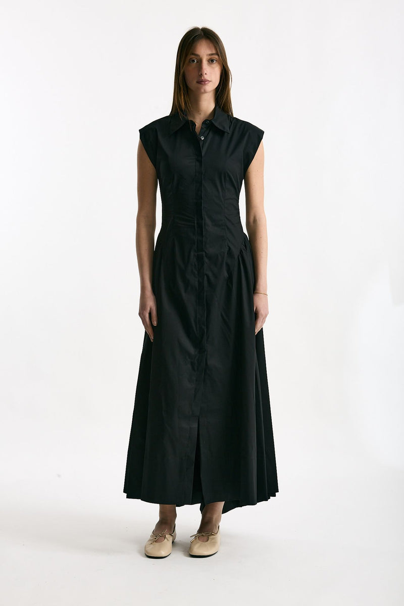 Abito in cotone nero women ( p - s ) - 4