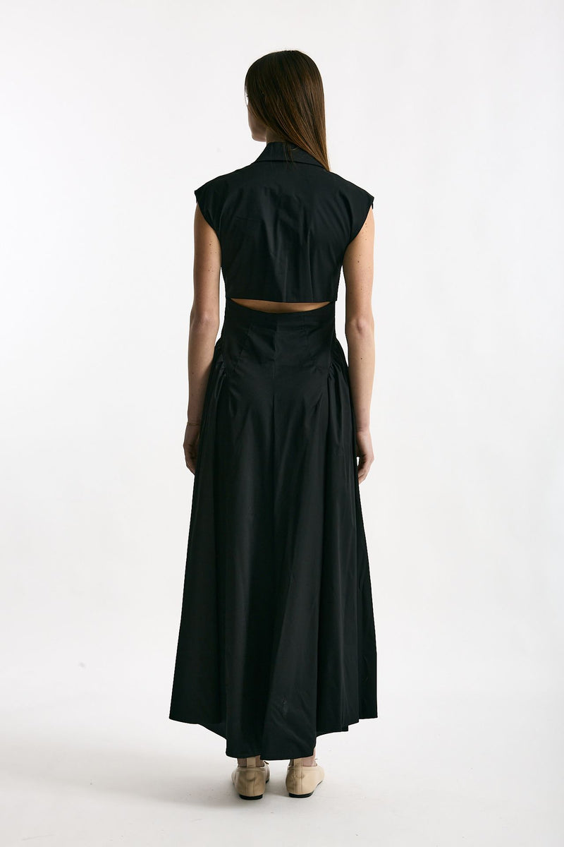Abito in cotone nero women ( p - s ) - 3