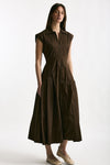 Abito in cotone marrone women ( p - s ) - 4