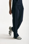Pantalone fluido blu women ( p - s ) - 5